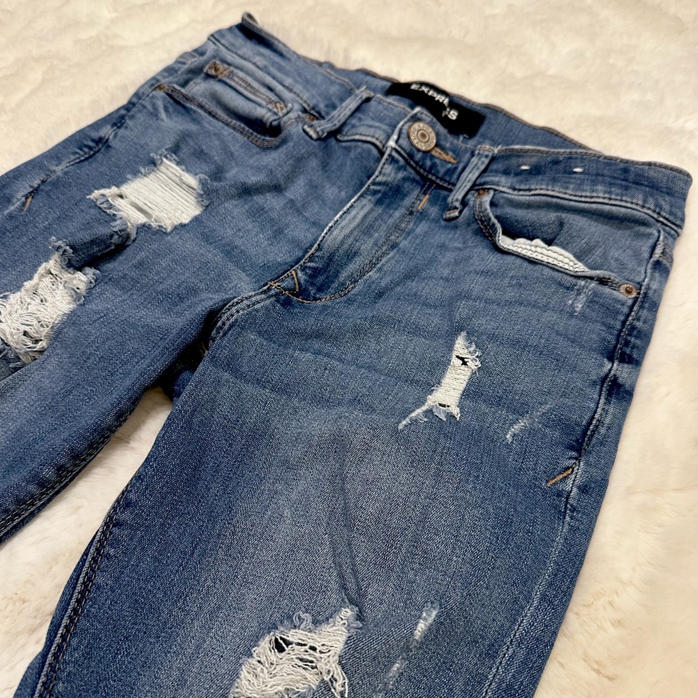 Express Ankle Legging Mid Rise Jeans